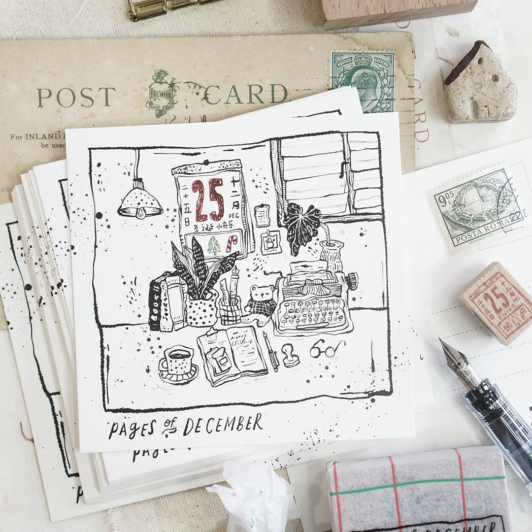 Pre Order: Black Milk Project Pages of December Postcard