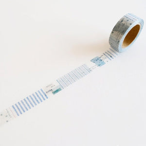 Yohaku Washi Tape - YC-018 Check & Stripe Fuyunohoshi