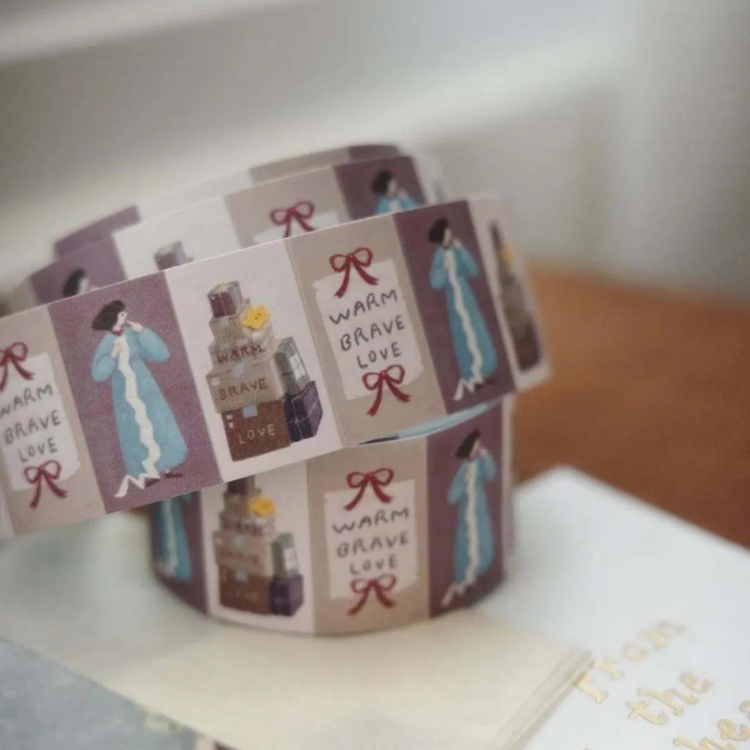 Yamadoro Label Stickers - Warm, Brave, Love