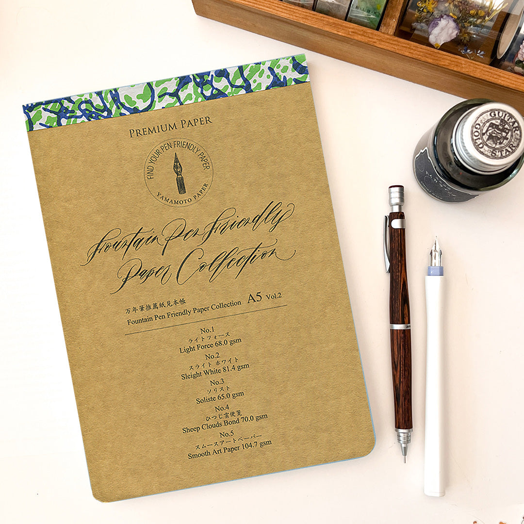 Yamamoto A5 Fountain Pen Friendly Paper Volume Paper Plus Cloth