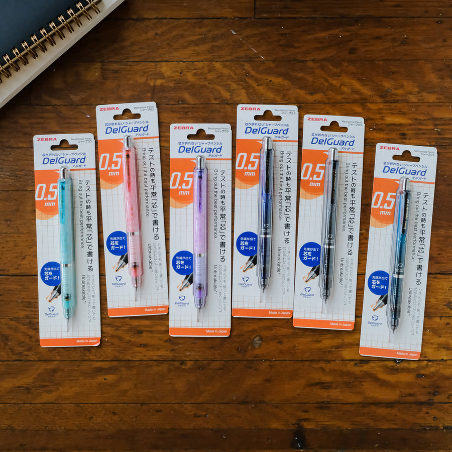 Zebra DelGuard 0.5 Mechanical Pencil - Honeycomb Blue