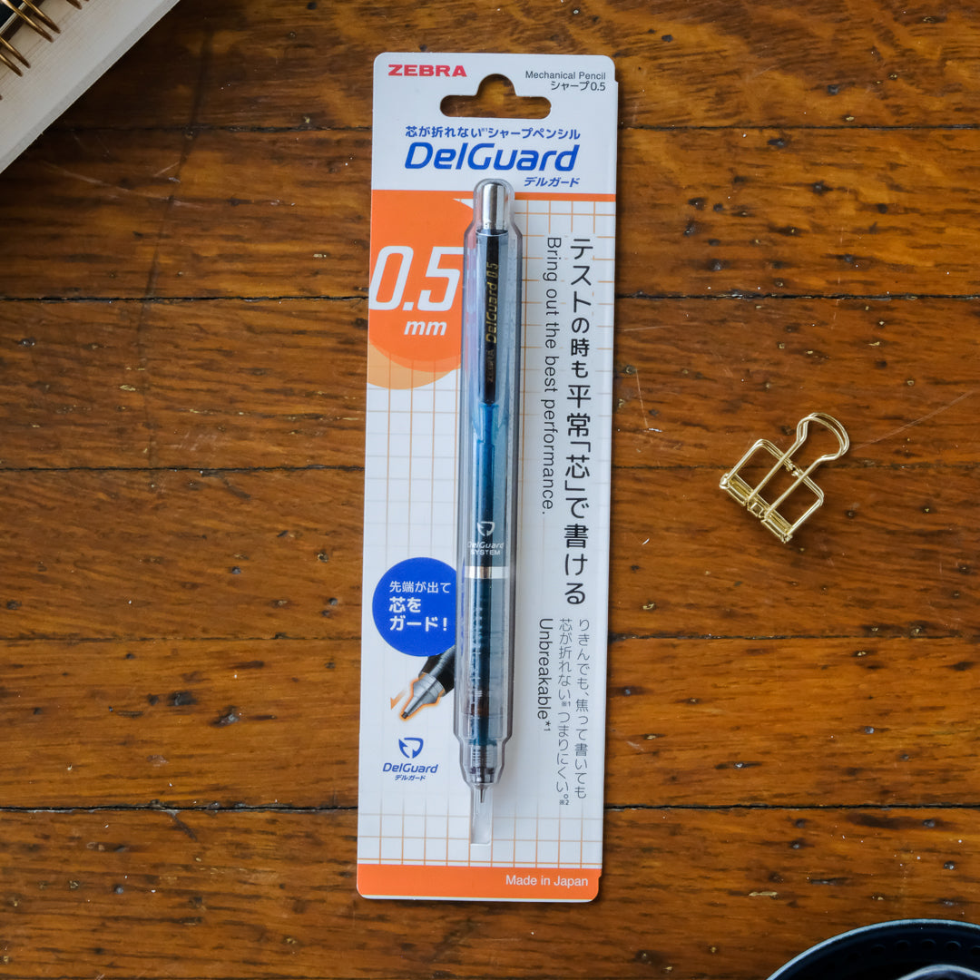 Zebra DelGuard 0.5 Mechanical Pencil - Honeycomb Green