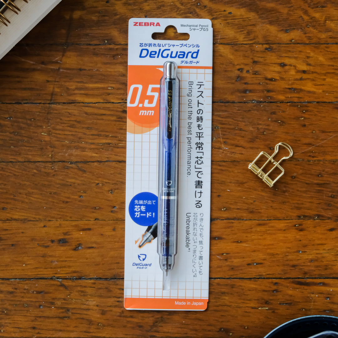 Zebra DelGuard 0.5 Mechanical Pencil - Honeycomb Blue