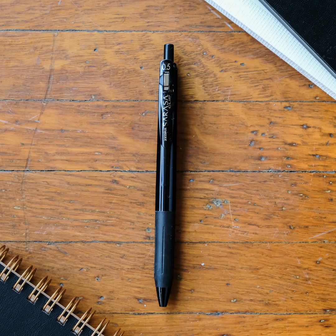Zebra Ltd. Edition Sarasa Clip 0.5 - Monochrome Series - Black