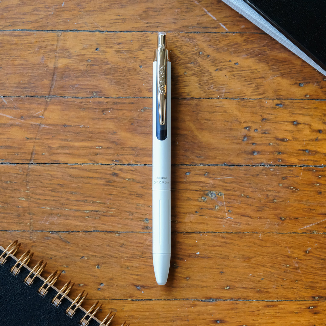 Zebra Ltd. Edition Sarasa Grand Pen - Monochrome Series - White