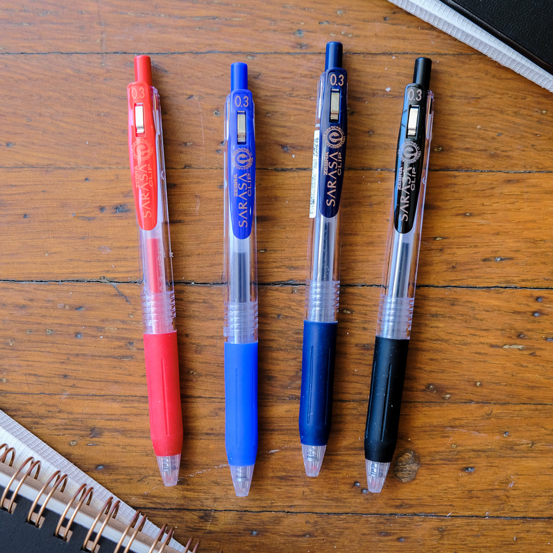 Sarasa Clip 0.3 Gel Pens