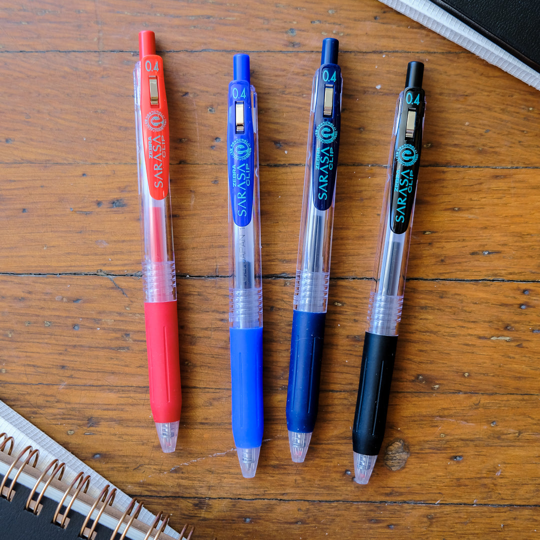 Sarasa Clip 0.4 Gel Pens