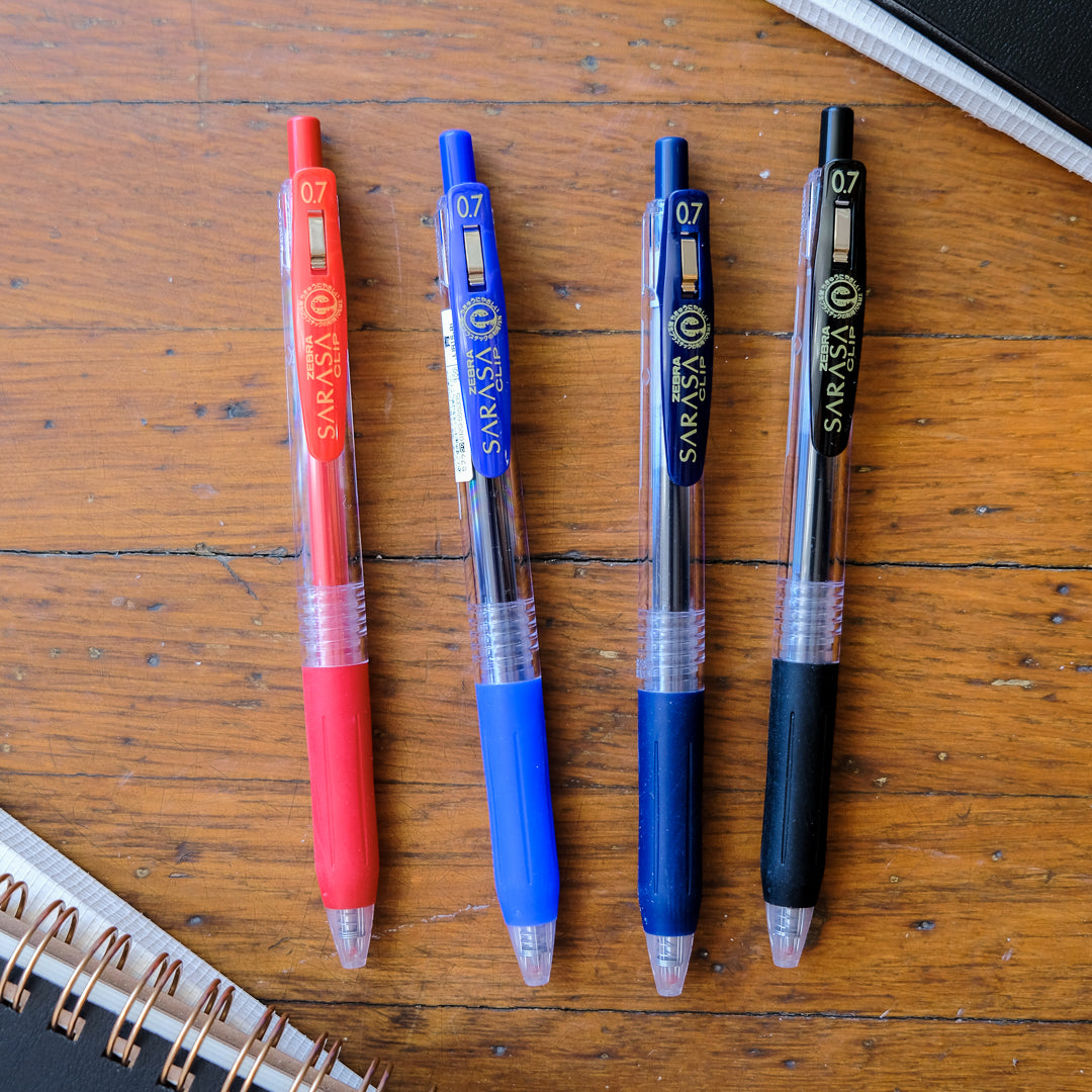 Sarasa Clip 0.7 Gel Pens