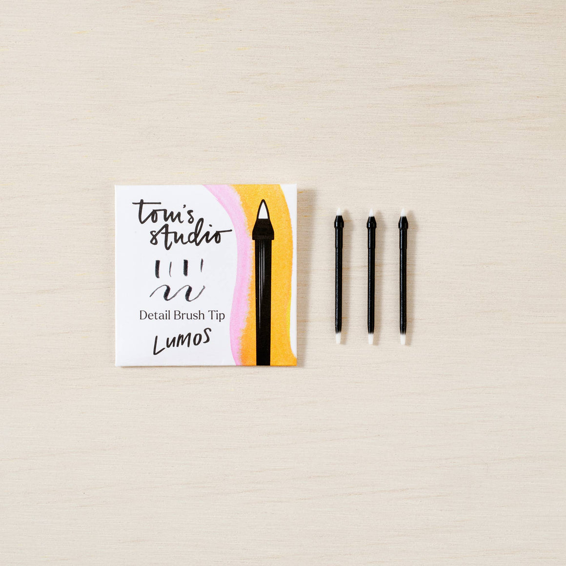 Tom's Studio - Lumos Tips (pack of 3): 3 x Detail Brush Tip