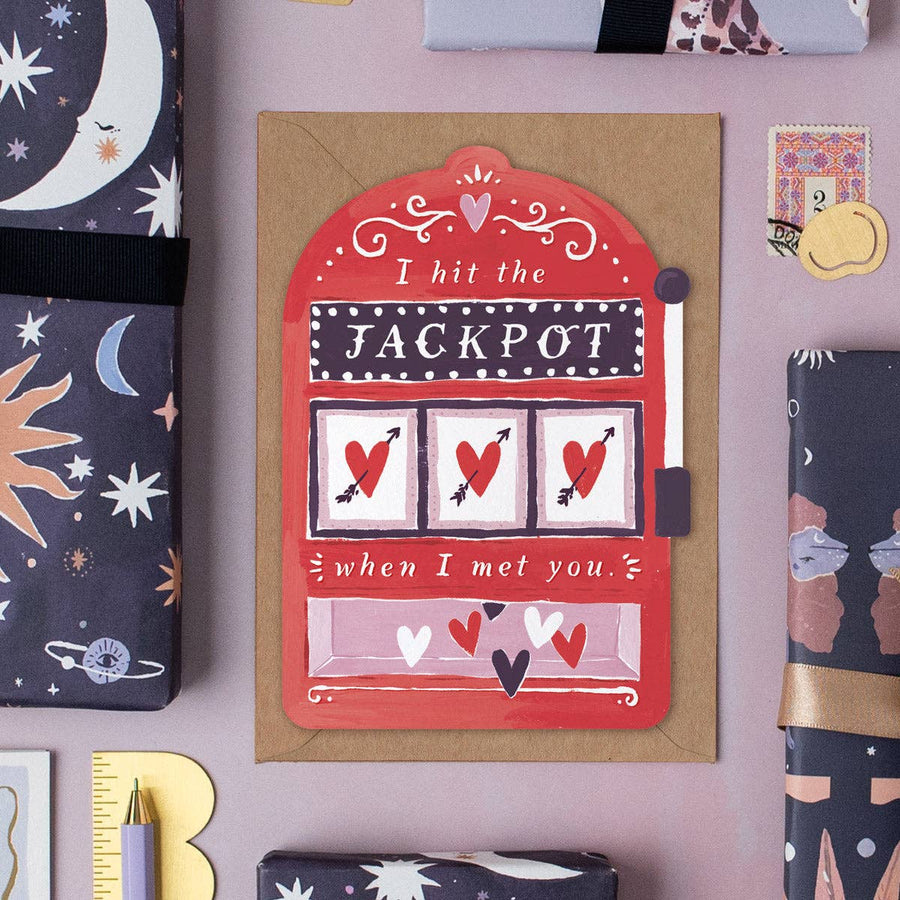 Sister Paper Co. - Jackpot Love Card | Anniversary Cards | Valentines Cards
