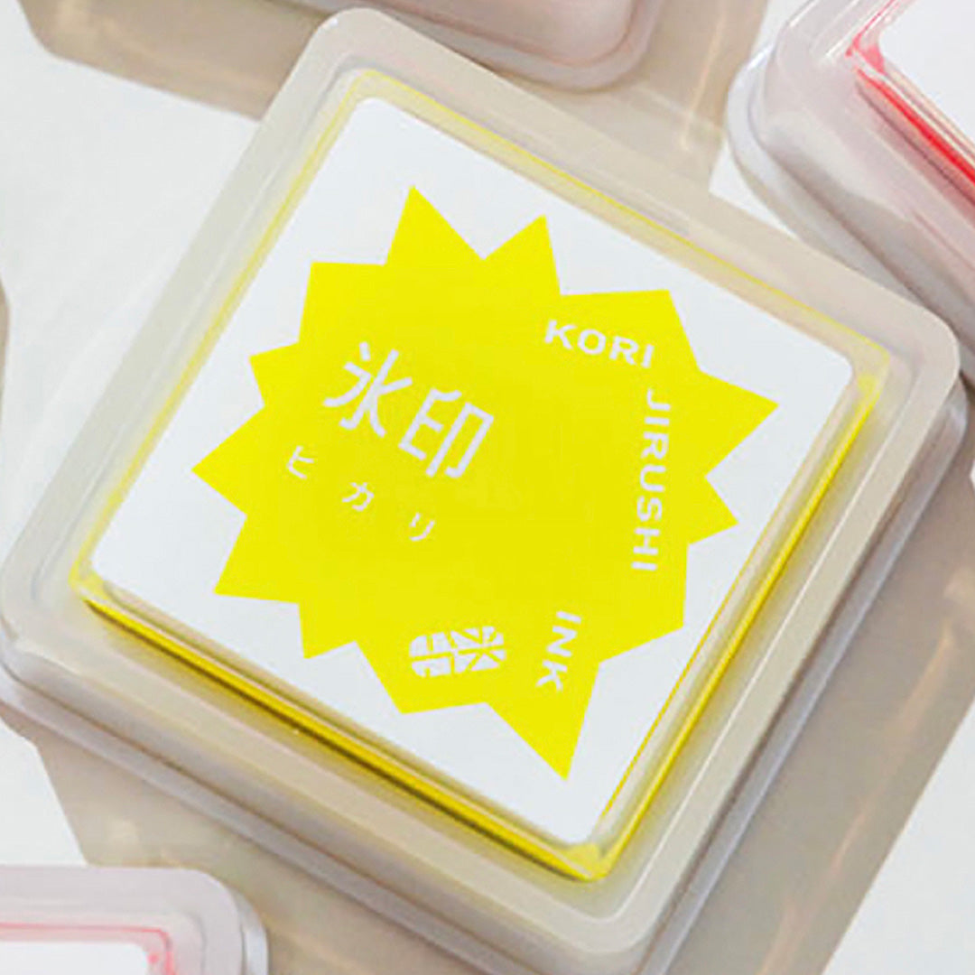 King Jim Kori Jirushi Stamp Pad - Fluorescent Yellow Light