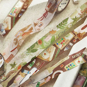 BGM My Work Masking Tape - Botanist - Paper Plus Cloth