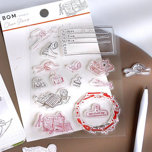BGM Polymer Stamp Set - Stationery - Paper Plus Cloth