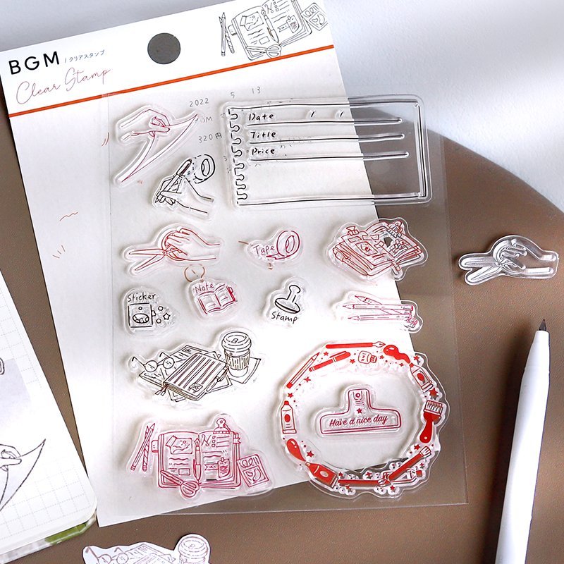 BGM Polymer Stamp Set - Stationery - Paper Plus Cloth