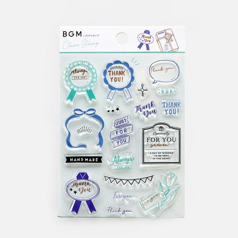 BGM Polymer Stamp Set - Wrapping - Paper Plus Cloth