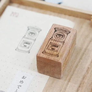 Black Milk Project Rubber Stamp - Japan Post Box - Paper Plus Cloth