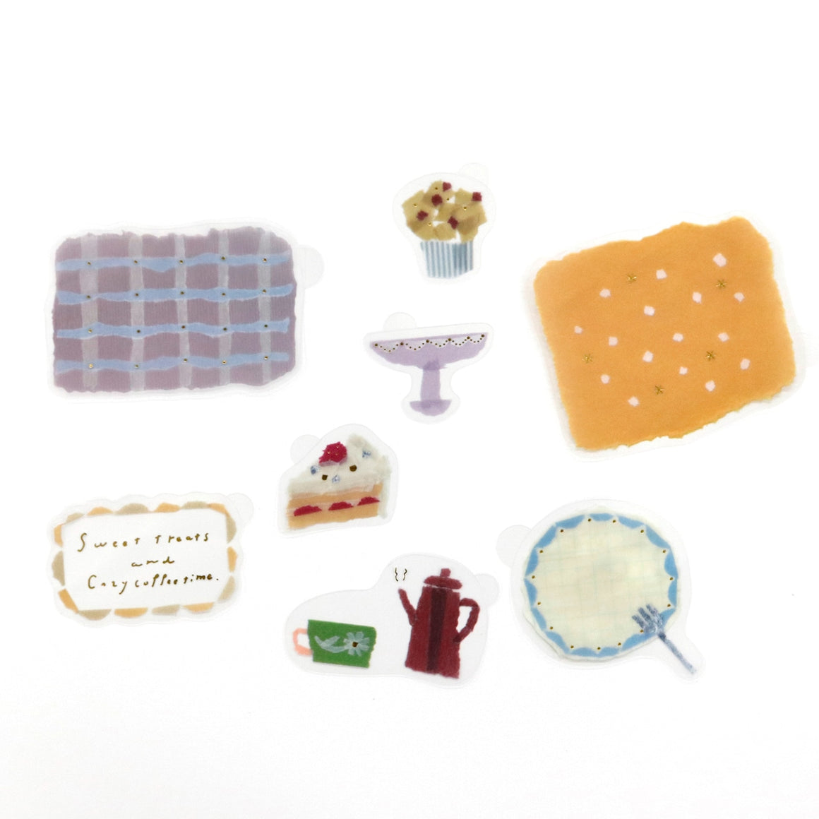 SAIEN Planner Sticker Flakes Miki Tamura - Cozy Time