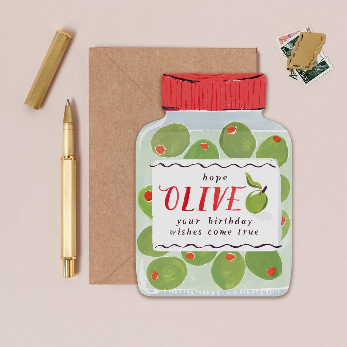 Sister Paper Co. - Olives Birthday Card | Olive Jar Birthday Card