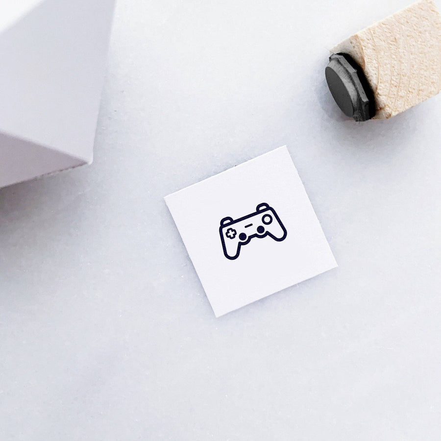 Papergram - Game Console Rubber Stamp