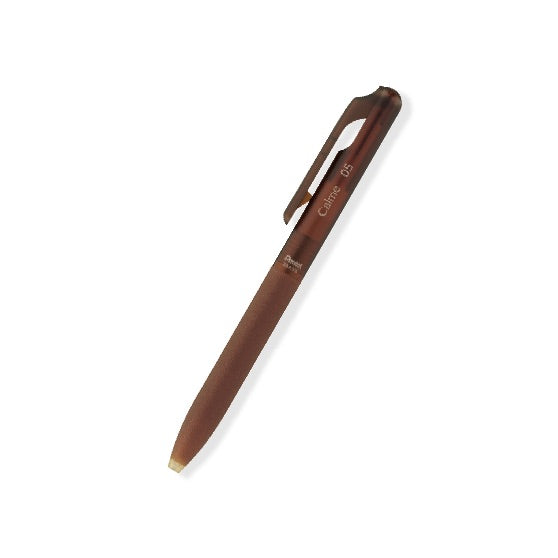 Pentel Calme Limited Edition 0.5 Gel Pen - Frost Brown