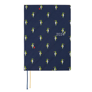 IN STOCK: 2024 Hobonichi A5 HON - Bow & Tie: Tiny Dragons ENG