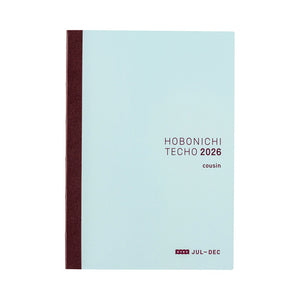 2026 Hobonichi A5 Japanese Cousin Avec Books (6-Month x 2)
