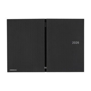 2026 Hobonichi A5 HON: Paper Series - Black Gingham