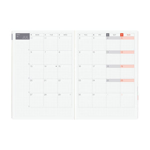 2026 Hobonichi A5 HON: Paper Series - Black Gingham