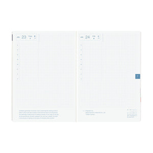 2026 Hobonichi A5 HON: Paper Series - Black Gingham