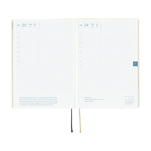 2026 Hobonichi A5 HON: Slash - Ivory
