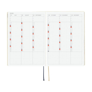 2026 Hobonichi A5 HON: Slash - Ivory