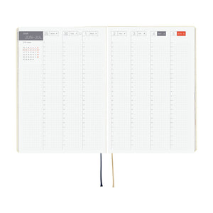 2026 Hobonichi A5 HON: Slash - Ivory
