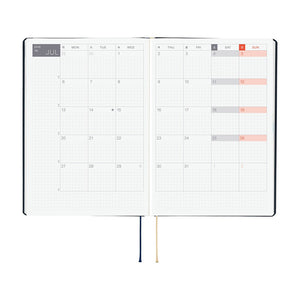2026 Hobonichi A5 HON: Slash - Navy