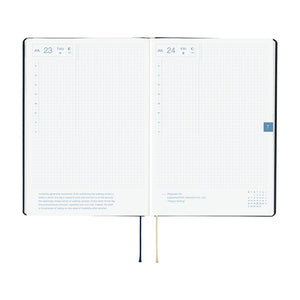 2026 Hobonichi A5 HON: Slash - Navy