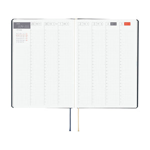 2026 Hobonichi A5 HON: Slash - Navy