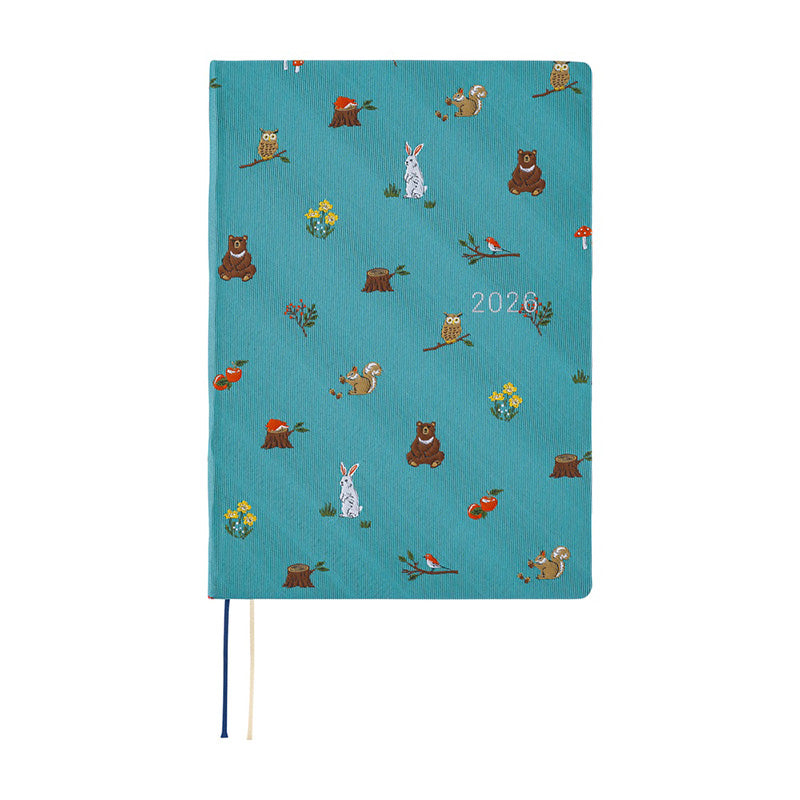 2026 Hobonichi A5 HON: Bow & Tie - In the Forest