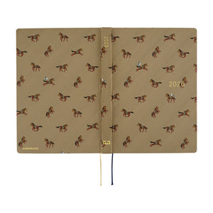 2026 Hobonichi A5 HON: Bow & Tie - Galloping Horses