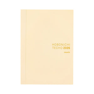 2026 Hobonichi A5 English Cousin Book
