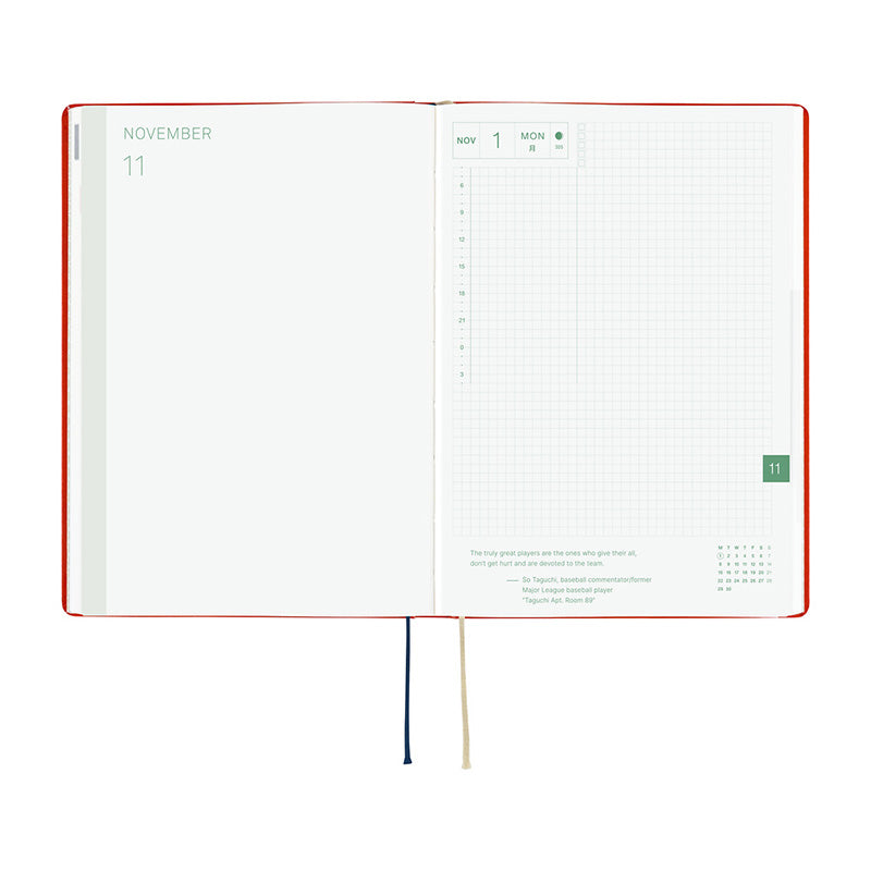 2027 Hobonichi A5 HON: Yumi Kitagishi - White Cat and Rabbit’s Tea Room