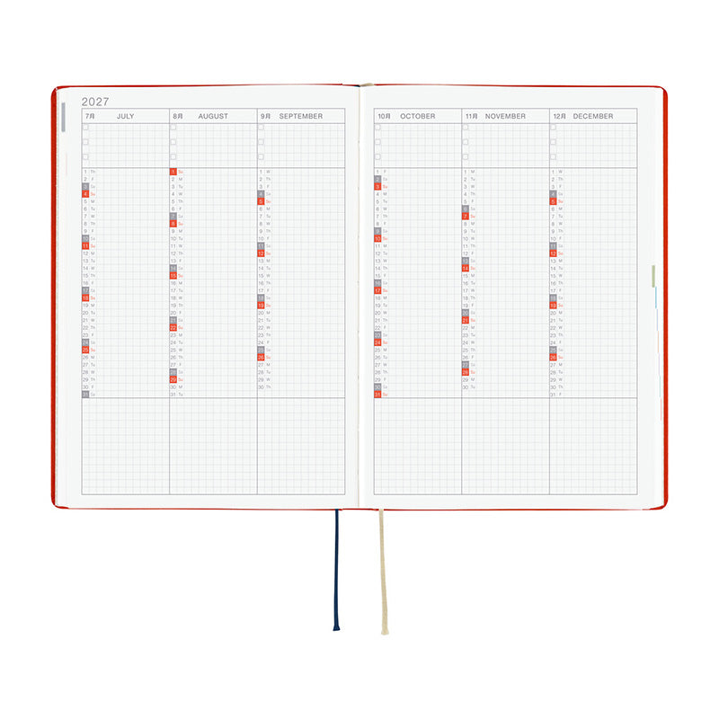 2027 Hobonichi A5 HON: Yumi Kitagishi - White Cat and Rabbit’s Tea Room
