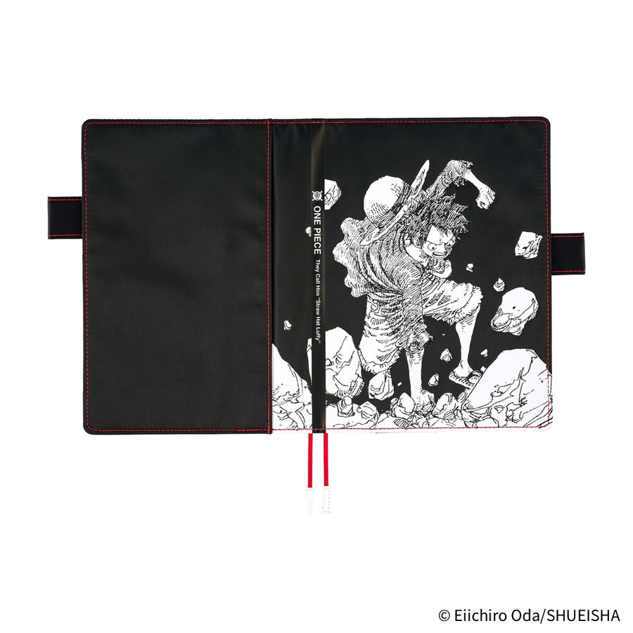 PRE ORDER 2026 Hobonichi COVER A5: ONE PIECE magazine: Straw Hat Luffy (Black)