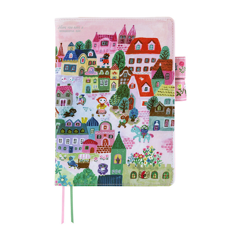 2027 Hobonichi COVER A5: Yumi Kitagishi - White Cat Village
