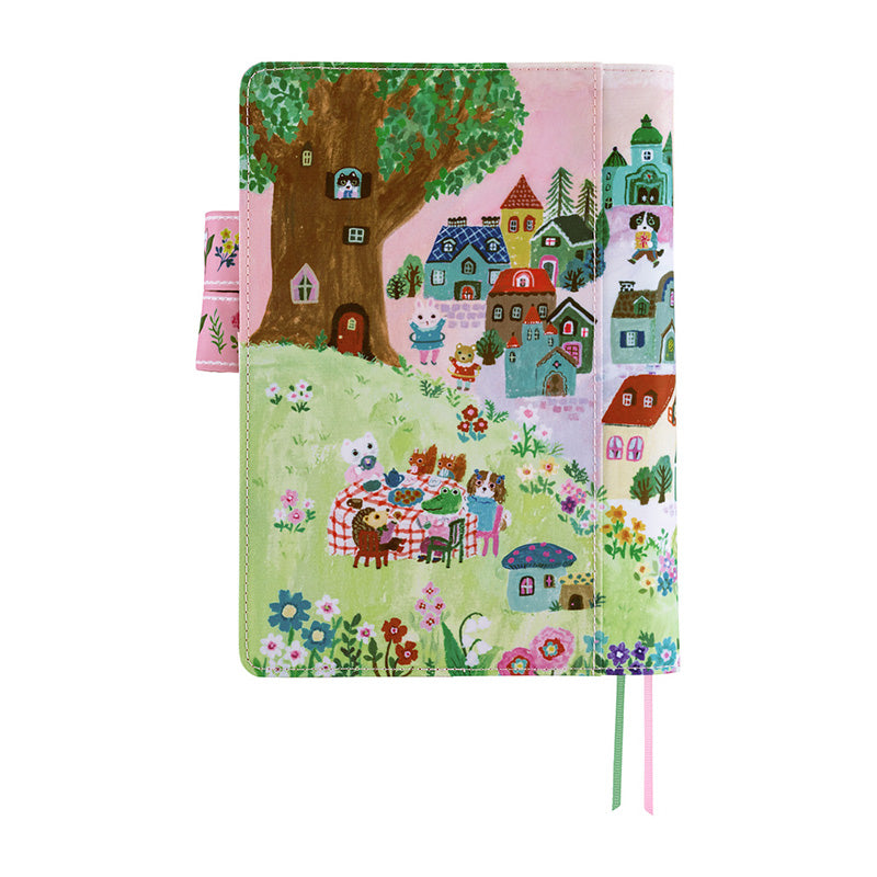 2027 Hobonichi COVER A5: Yumi Kitagishi - White Cat Village
