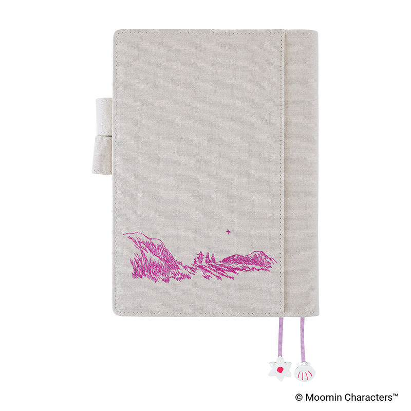 2027 Hobonichi COVER A5 - Moomin: Moomin - My Yard (Pink Gray)