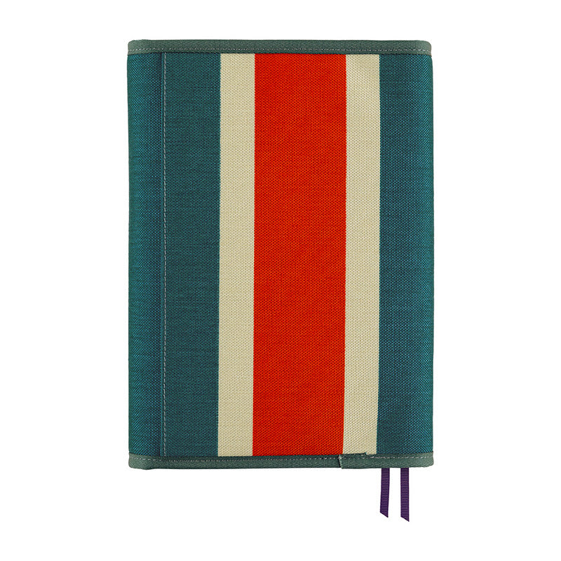 2027 Hobonichi COVER A5: Natal Design - Hello New Day! (Retro Stripe)