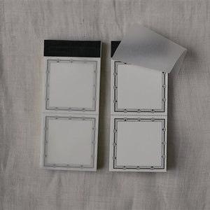 Classiky Blank Letterpress Label Book - Brown - Paper Plus Cloth