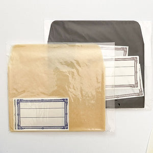 Classiky Glassine Large Envelope - Chocolate - Paper Plus Cloth