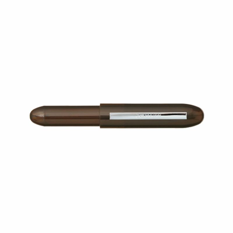 Penco Perfection Ballpoint Bullet Pen Light - Clear Brown