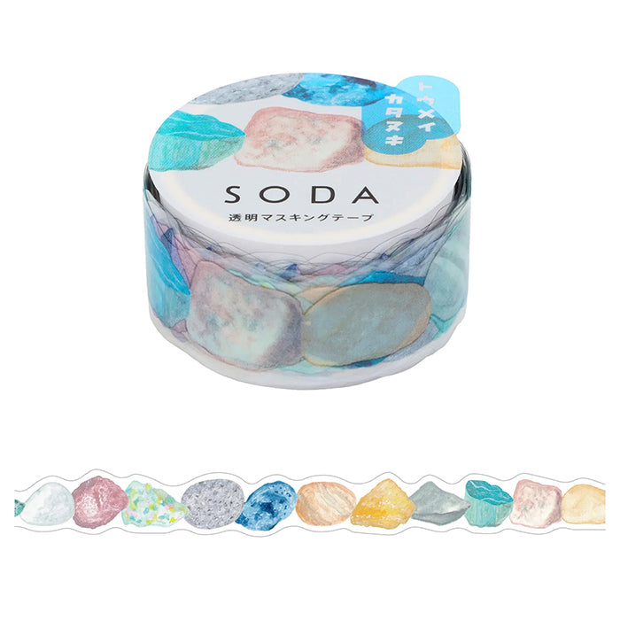King Jim Soda Die Cut Clear Tape - CMTD20-002 Ore