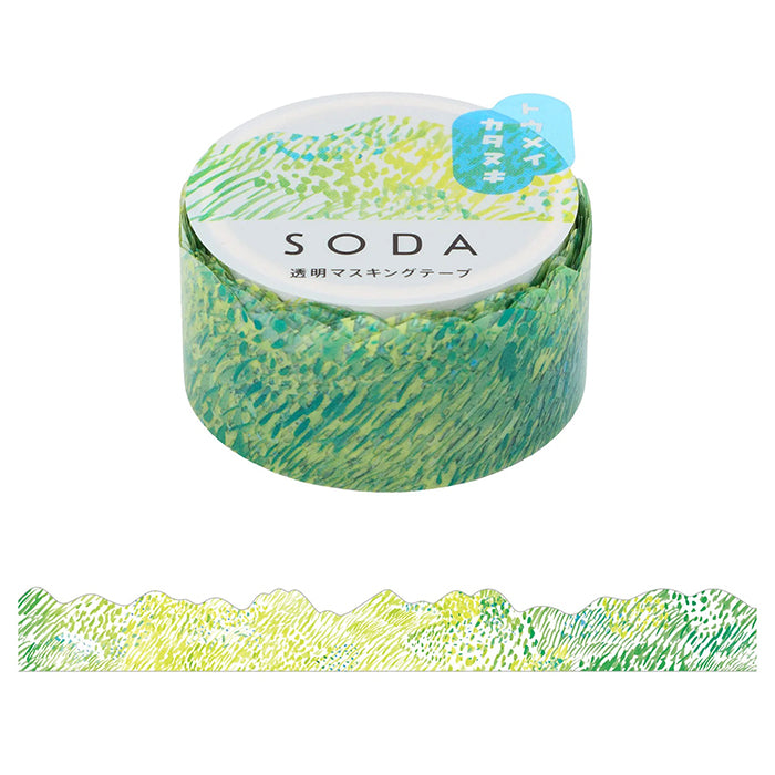 King Jim Soda Die Cut Clear Tape - CMTD20-003 Mountain